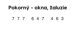 Pokorný - okna, žalůzie